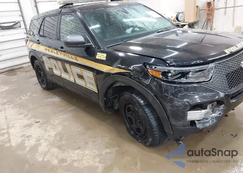 2022 Ford Police Interceptor из США, поврежденный, VIN 1FM5K8AB9NGA00278